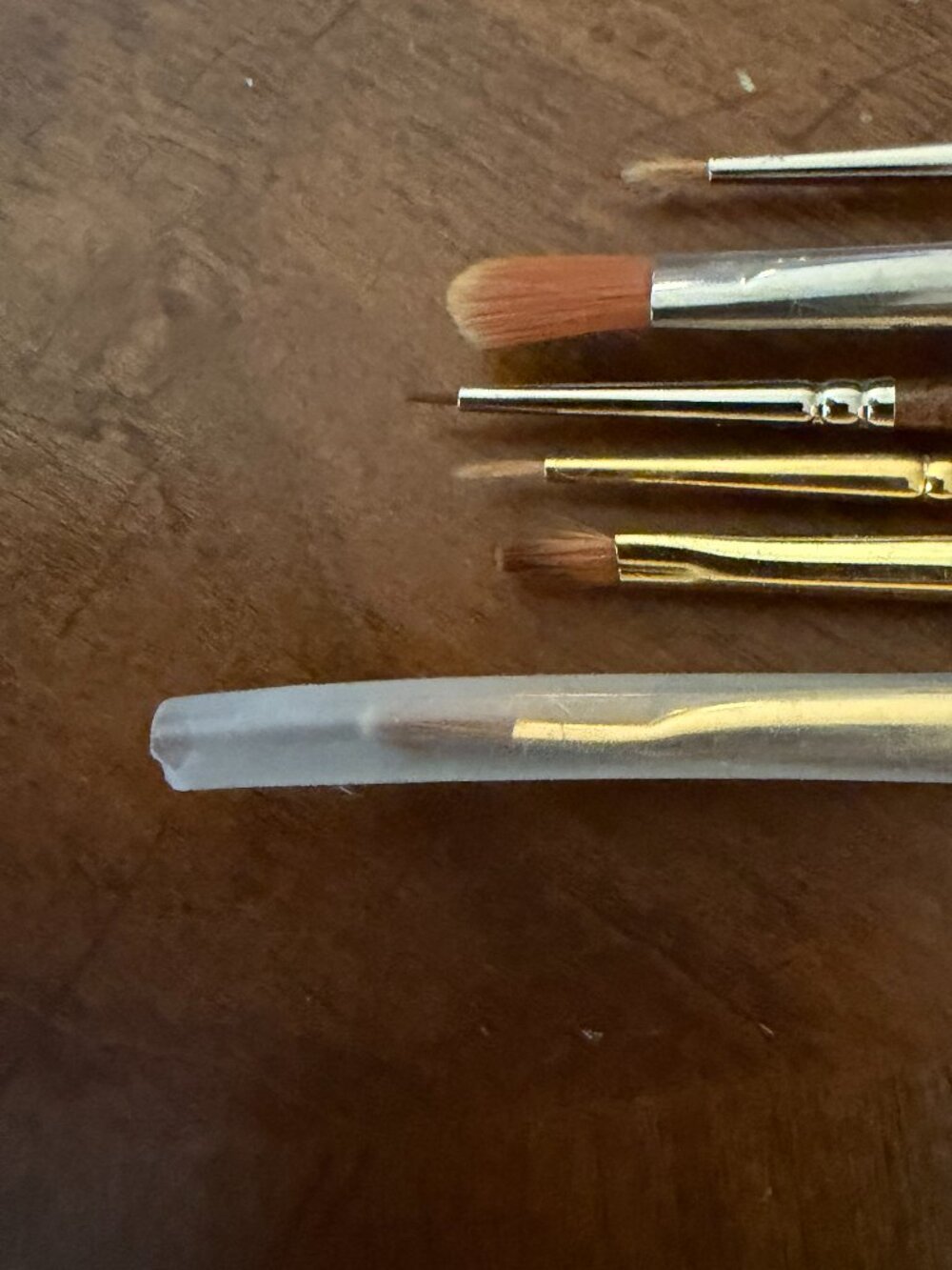 Set of 6 artist's paintbrushes -New